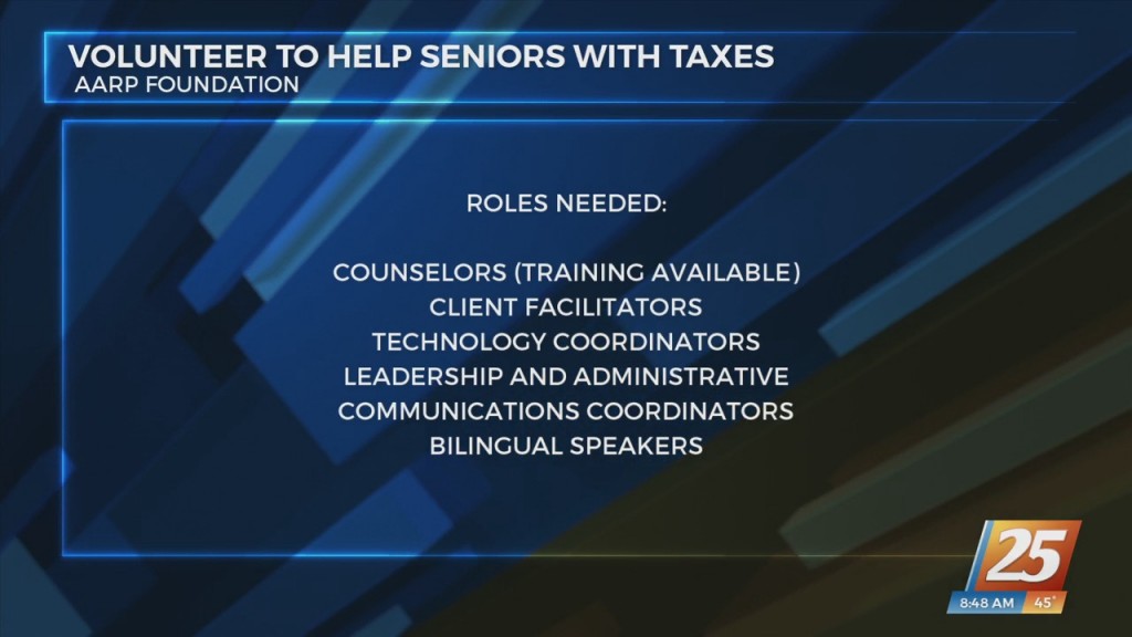 Volunteers Needed To Help Seniors With Taxes