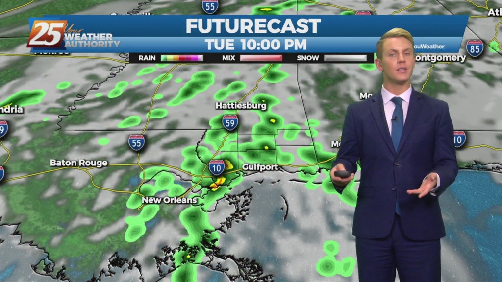 12/28 – Brantly's "showers And A Few T Storms" Tuesday Night Forecast