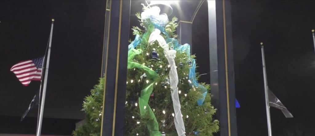 City Of Gautier Holds Christmas Tree Lighting