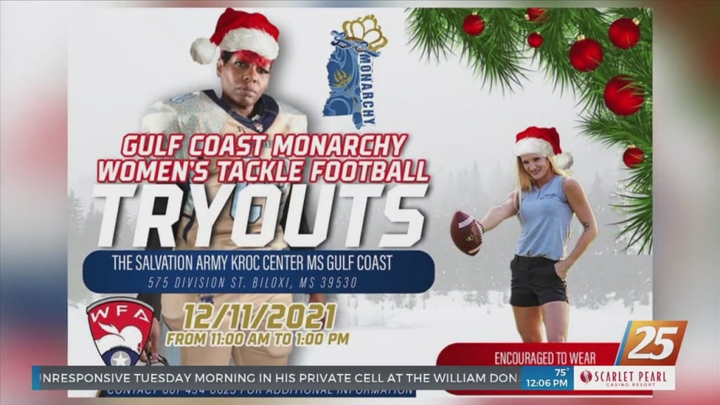 Gulf Coast Monarchy Women’s Football Team Holding Tryouts Saturday