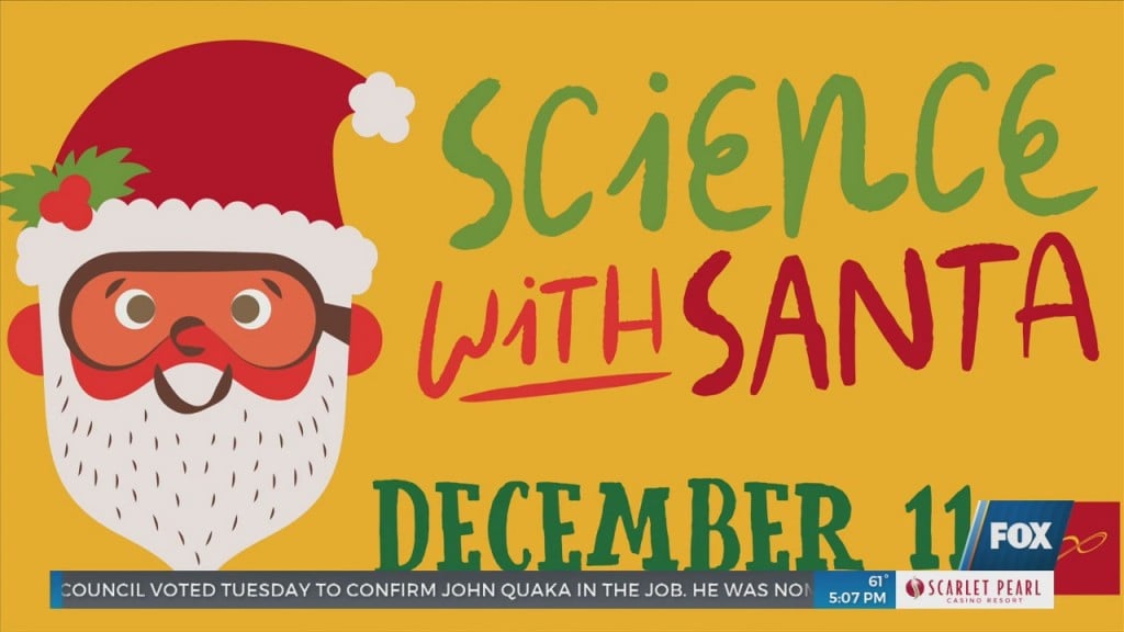 Infinity Science Center Holding Science With Santa Event