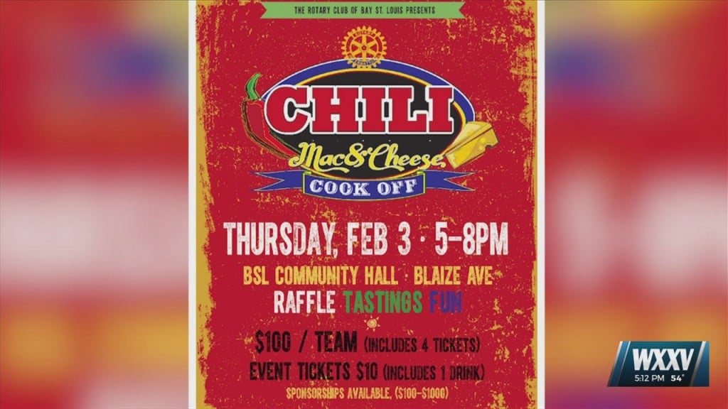 Rotary Club Of Bay St. Louis Hosting 15th Annual Chili Mac N Cheese Cook Off