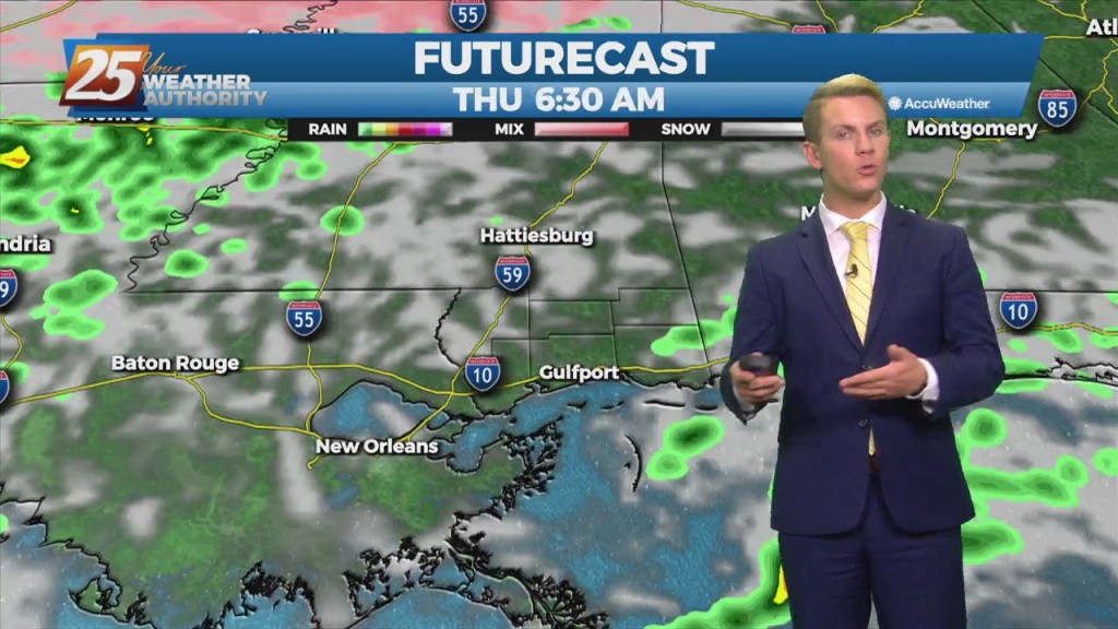 1/4 – Brantly's "mostly Clear And Cool" Tuesday Evening Forecast