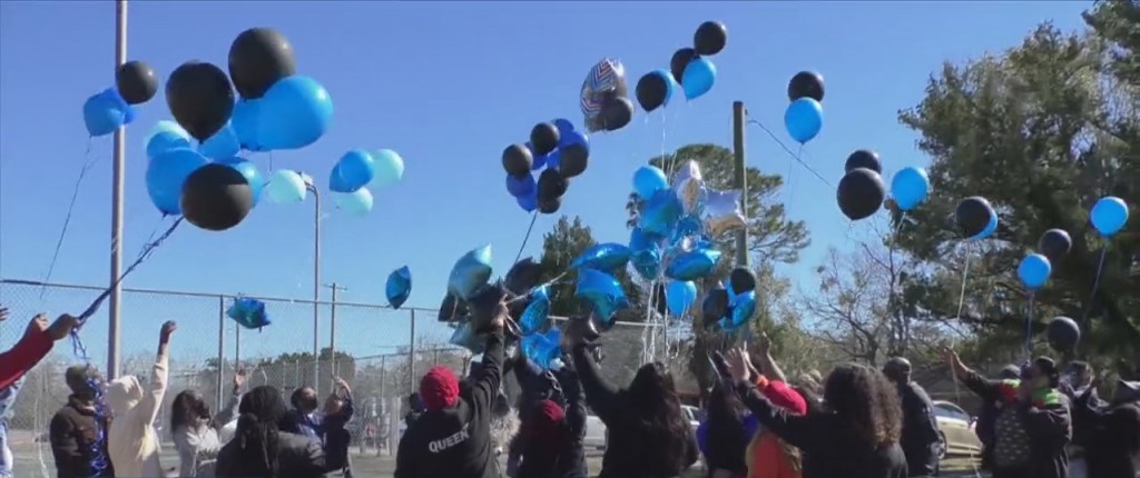 Balloon Release In Moss Point Honoring Corri Howard