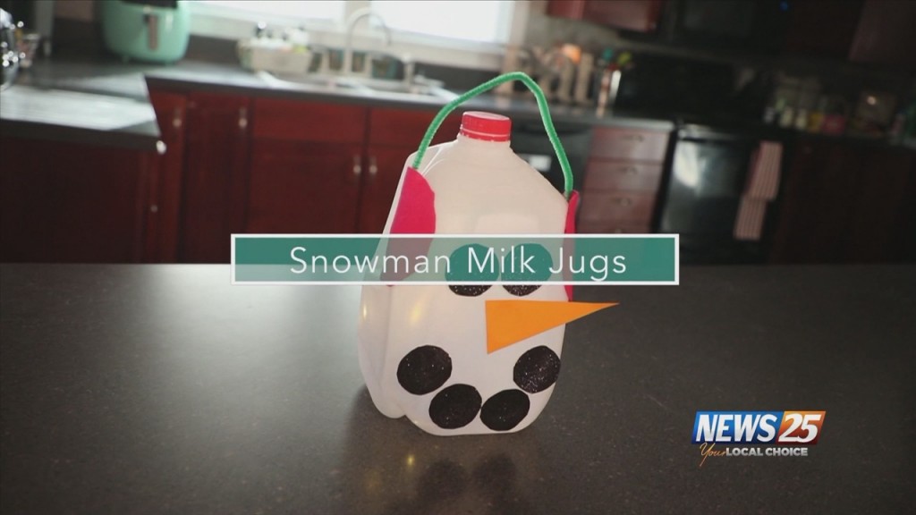 Mom To Mom: Snowman Milk Jug Craft