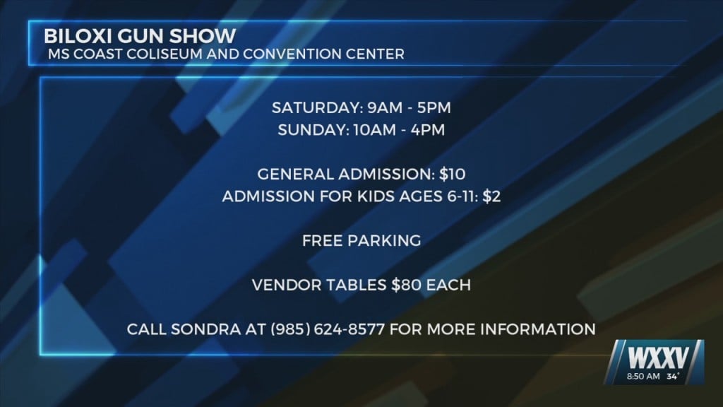 Biloxi Gun Show This Weekend At The Coast Coliseum