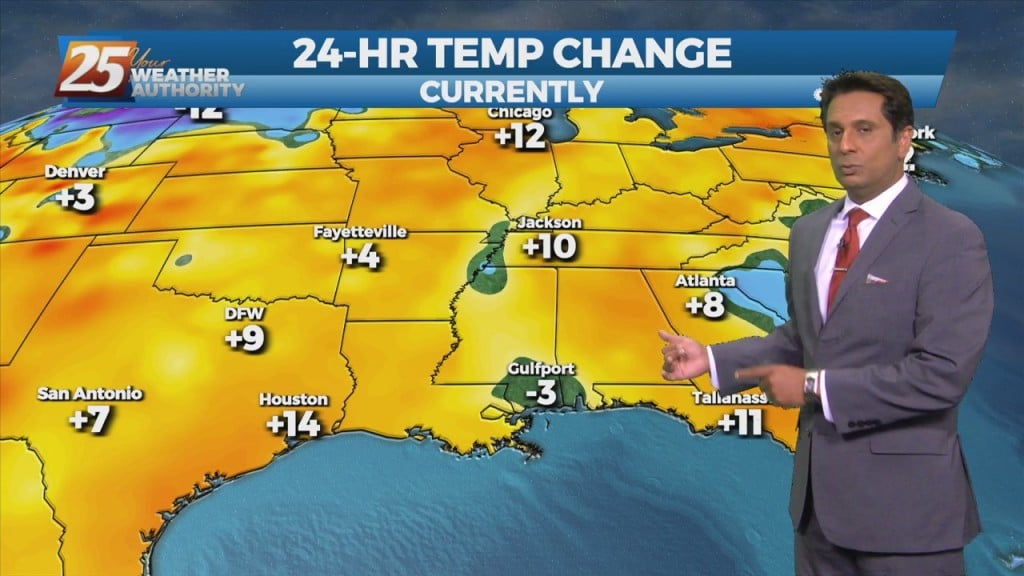 1/4 Rob Knight's "warming Trend" Tuesday Afternoon Forecast