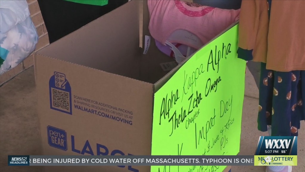 Alpha Kappa Alpha Sorority Holds Clothing Drive In Honor Of Mlk Day