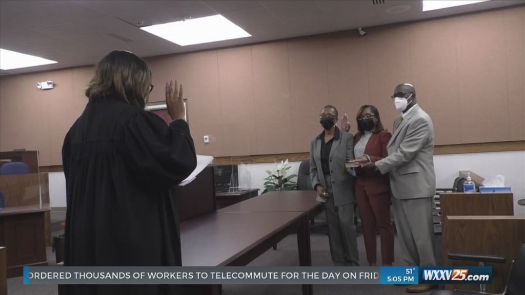 Gulfport Native Tasha Monroe Sworn In By Judge Midcalf