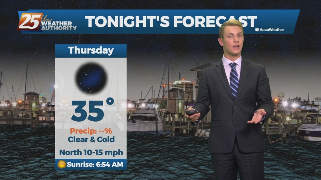1/6 – Brantly's "much Colder" Thursday Night Forecast