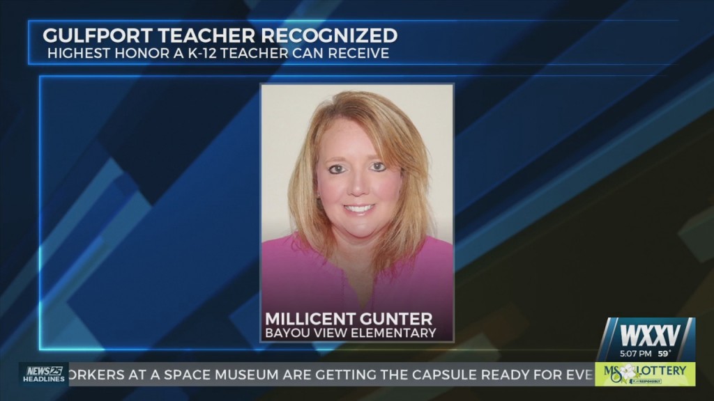 Bayou View Elem. Teacher Receives Presidential Award For Excellence In Math And Science Teaching