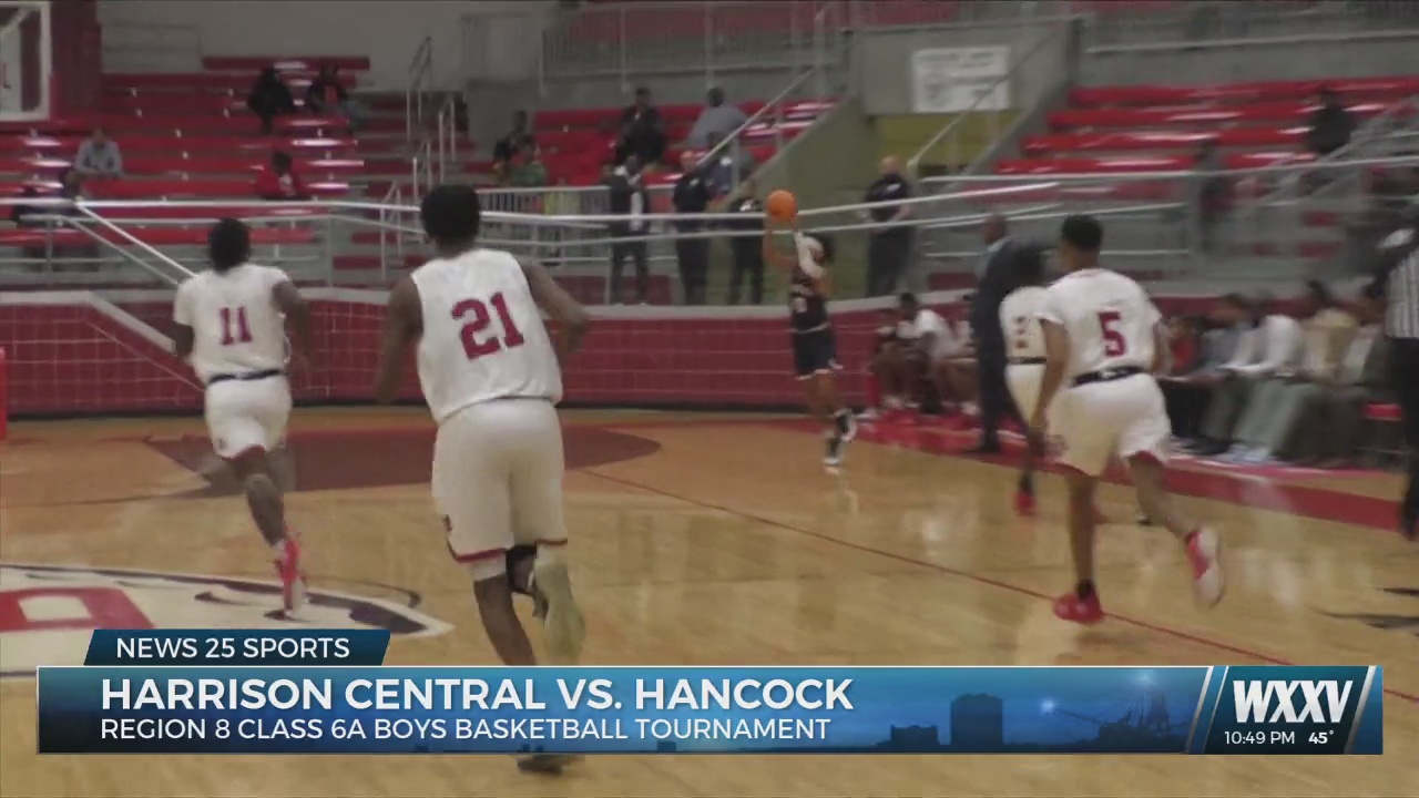 High School Boys Basketball: Harrison Central vs. Hancock - WXXV News 25