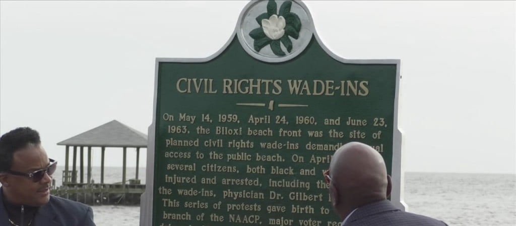 New Historical Marker For Biloxi Beach Wade Ins Installed