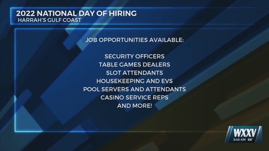 Harrah’s Gulf Coast Holding National Day Of Hiring