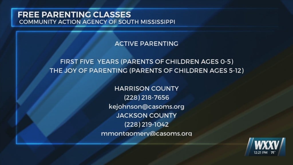 Community Action Agency Of South Mississippi Offering Free Parenting Classes