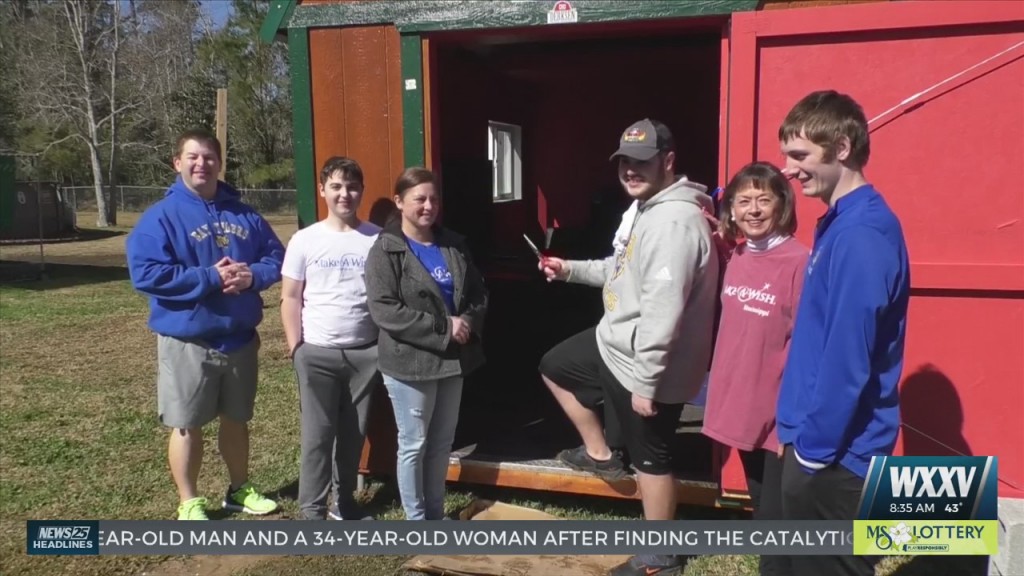 Make A Wish Reveals ‘man Cave’ For Coast Teenager