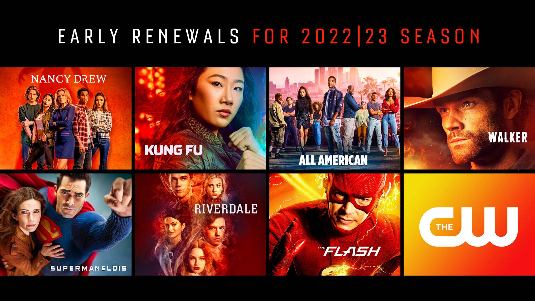 THE CW NETWORK GIVES EARLY RENEWALS TO SEVEN CURRENT SERIES FOR THE