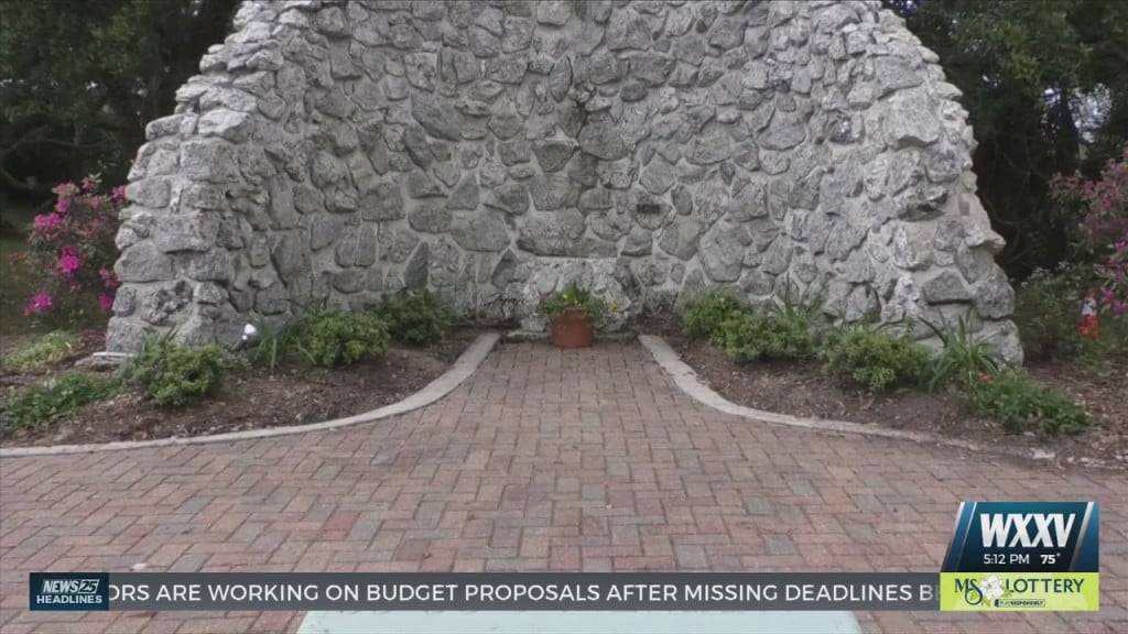 Local Church Honoring Marian Grotto Prayer Garden