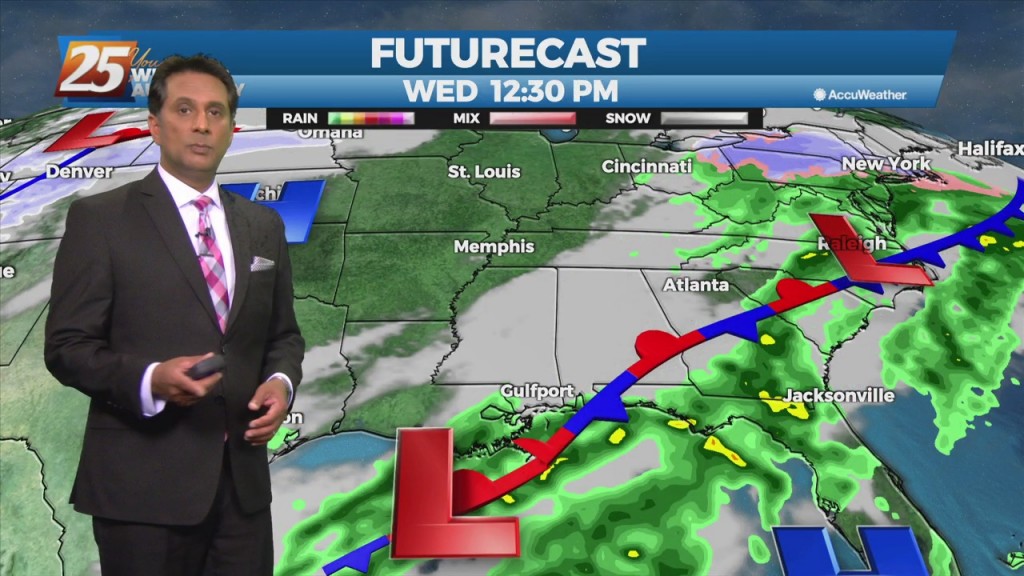 3/8 Rob Knight's "scattered Rain" Tuesday Morning Forecast