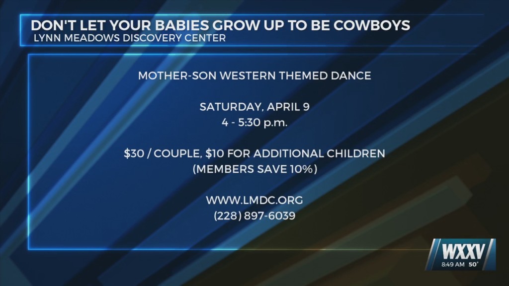 Lynn Meadows Discovery Center Hosting Mother Son Western Themed Dance