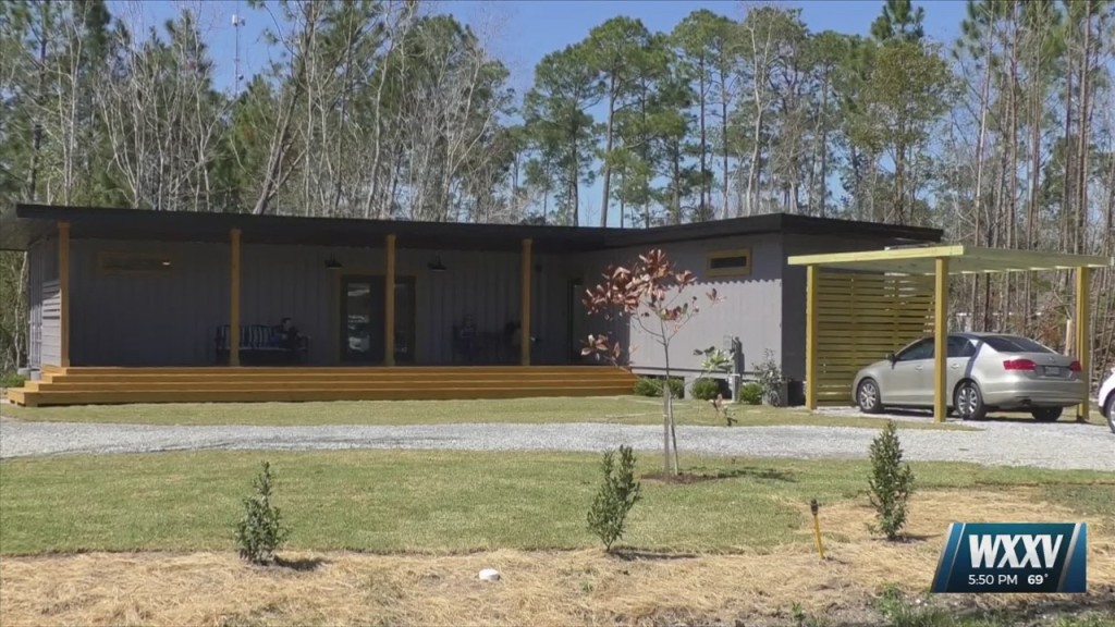 Waveland Family Builds Shipping Container Home