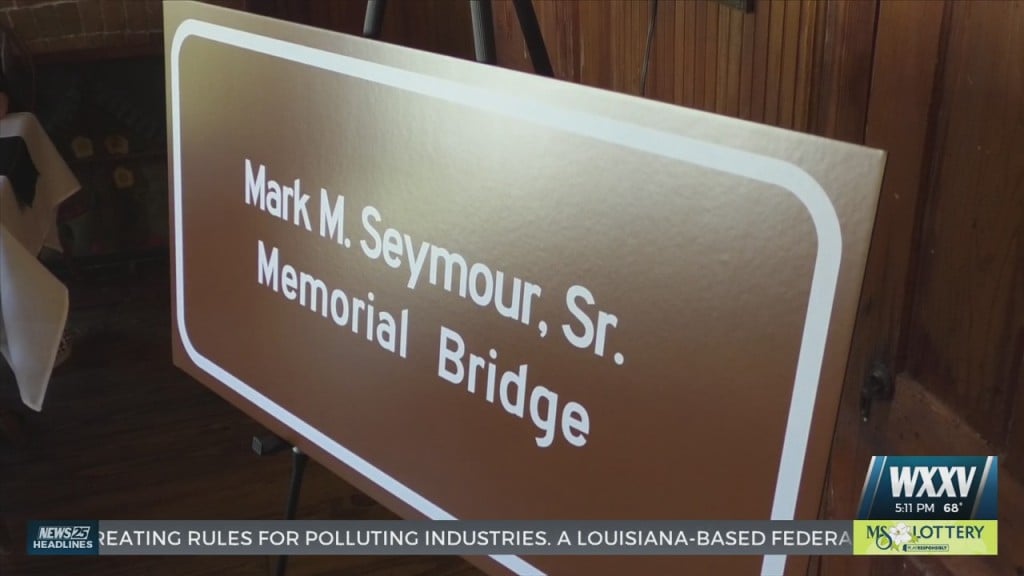 Fort Bayou Bridge In Ocean Springs Dedicated As Mark M. Seymour Sr. Memorial Bridge