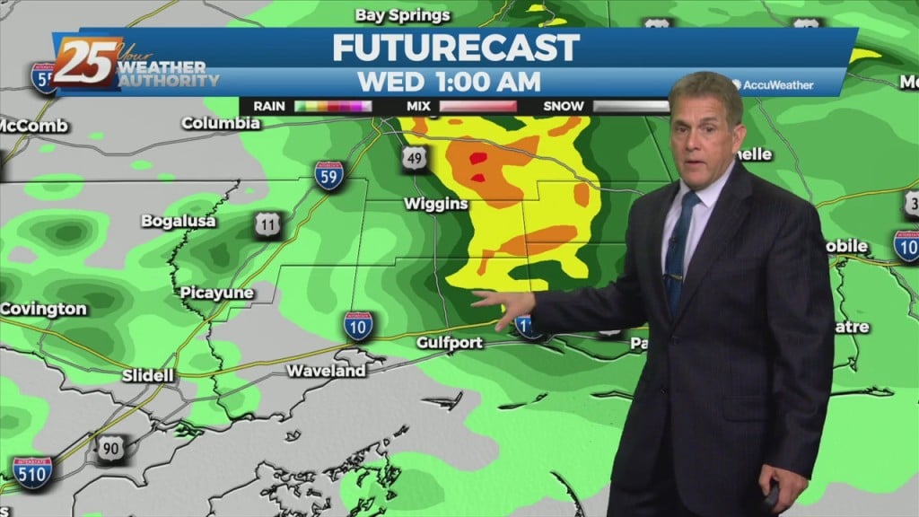 4/11 Rob Martin's "mid Week Storm/rain Threat" Updated Monday Night Forecast