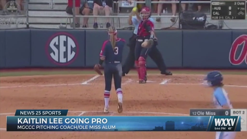 Mgccc Softball Pitching Coach/ Ole Miss Alum Kaitlin Lee Going Pro