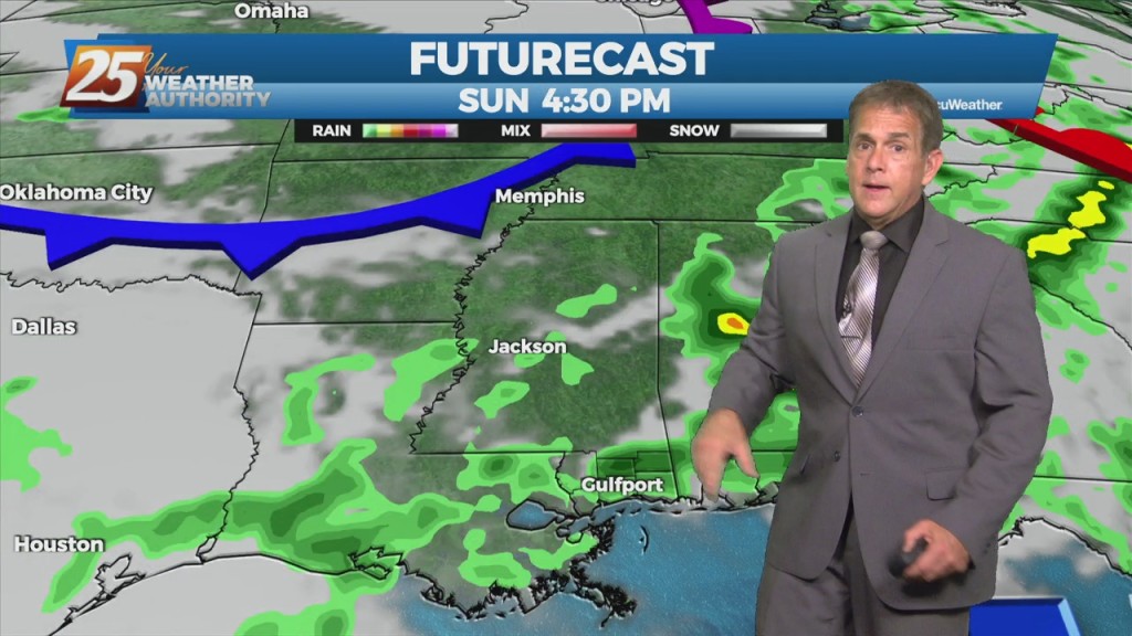 Rob Martin’s “spotty Weekend Rain” Friday Night Forecast