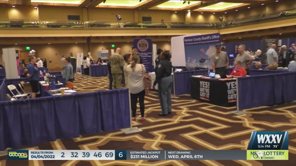 Businesses Looking For New Employees At Gulf Coast Military And Civilian Job Fair