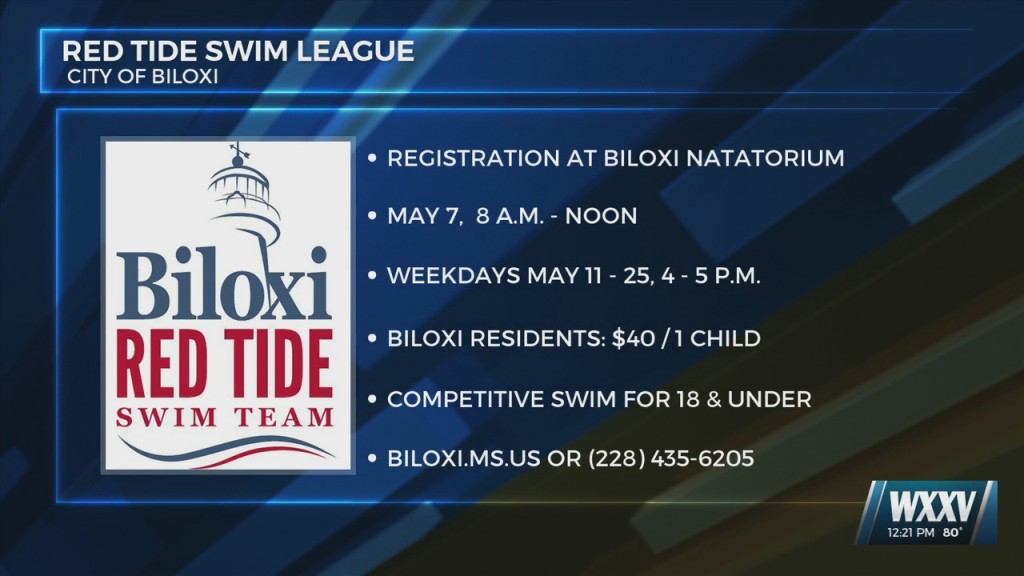 Red Tide Swim League In Biloxi