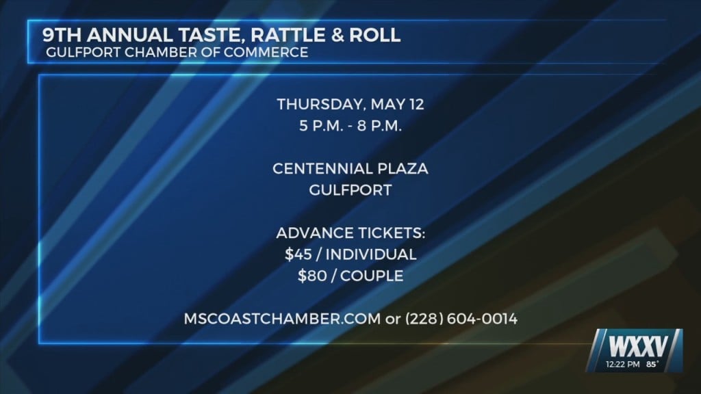 Gulfport Chamber Of Commerce 9th Annual Taste, Rattle, And Roll