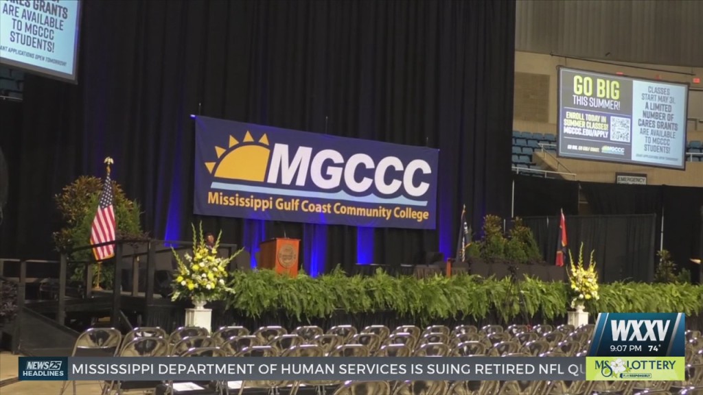 Students Walk The Stage At The Mgccc Adult Education Graduation Ceremony