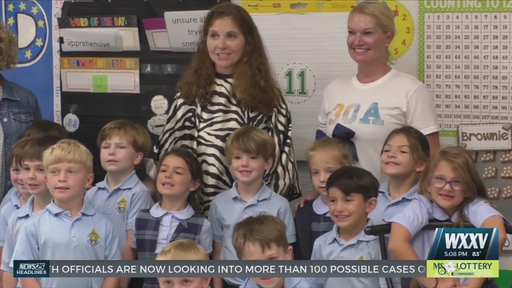 Kindergarteners Cut St. James Teacher’s Hair For Donations To Children In Need