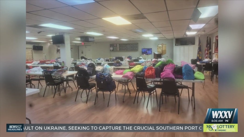 Mark Seymour Vfw Post Donates Filled Bags To Kids In Foster Care
