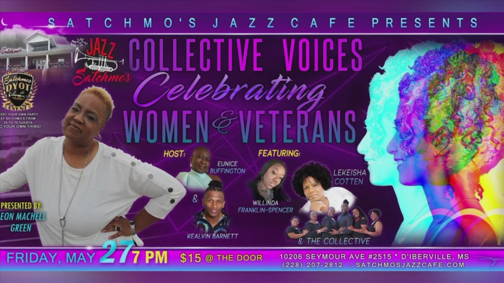 Collective Voices Celebrating Women And Veterans At Satchmo’s Café
