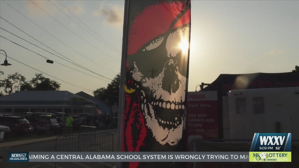 Residents Celebrating Pirate Day In The Bay