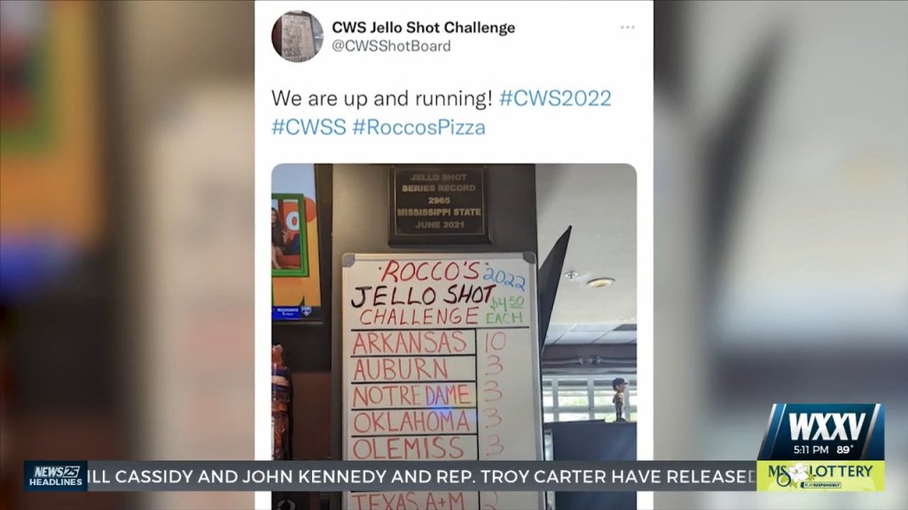 Arkansas And Ole Miss Set To Break Cws Jello Shot Record
