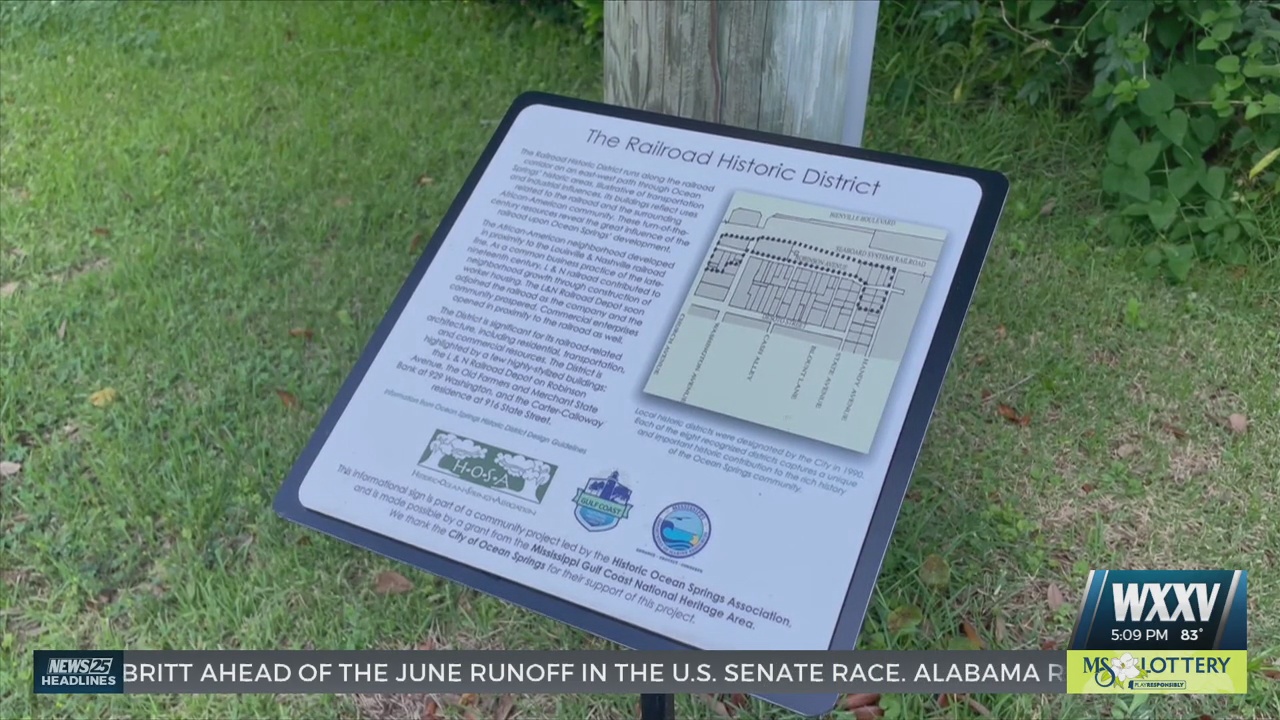 The Historic Ocean Springs Association launches new interpretive sign