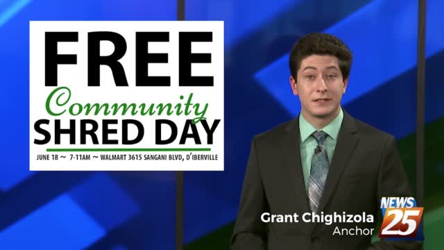 Free Community Shred Day Event Promo