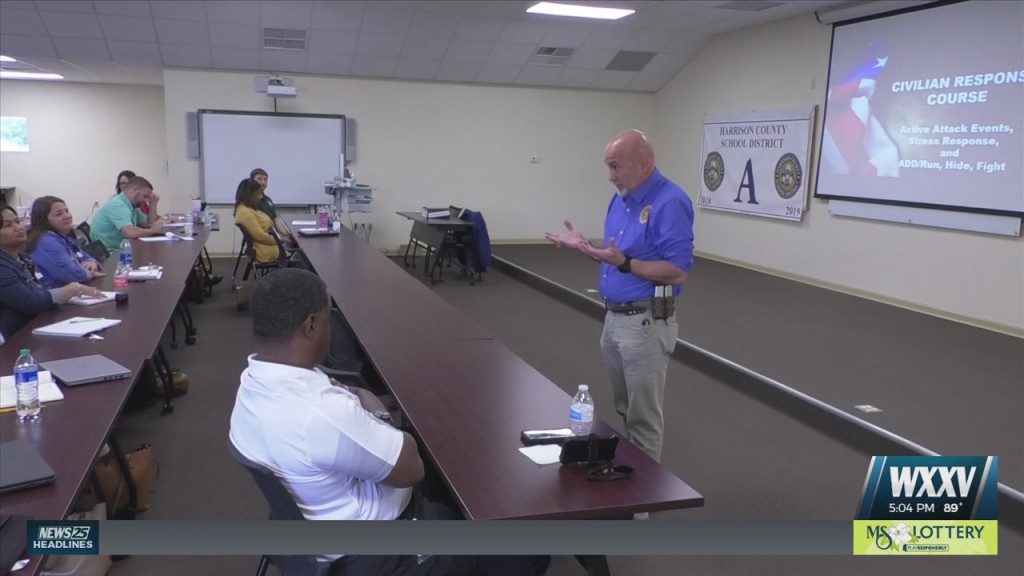 Harrison County School District Holds Safety Training