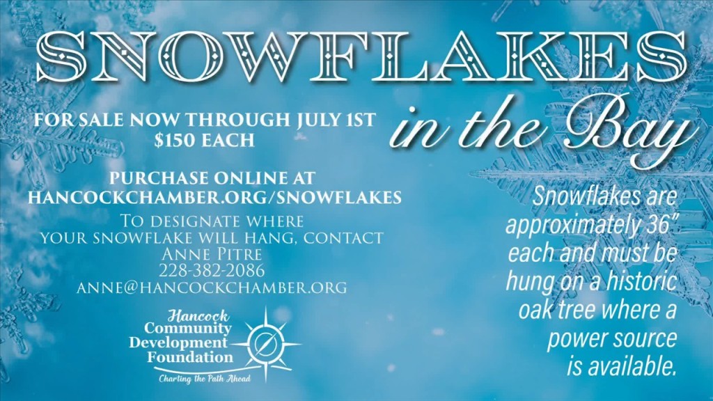 ‘snowflakes In The Bay’ On Sale Now Through July 1st
