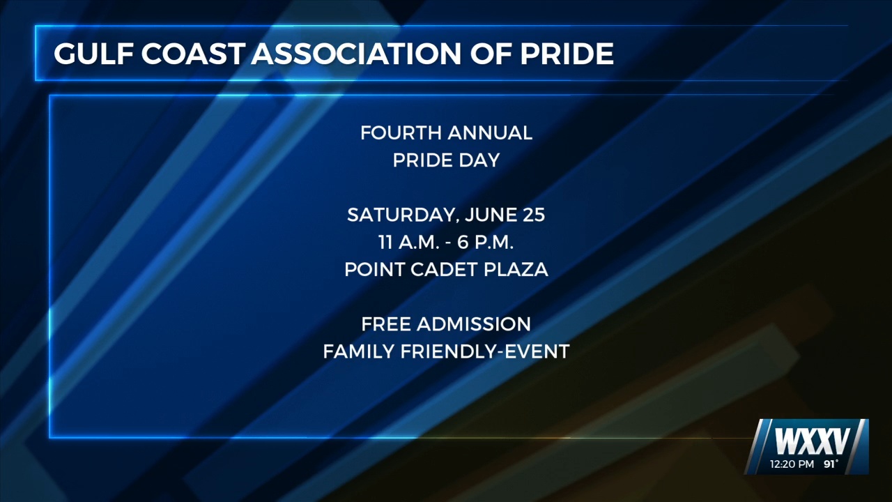 Gulf Coast Association of Pride holding 4th annual Pride Day WXXV News 25