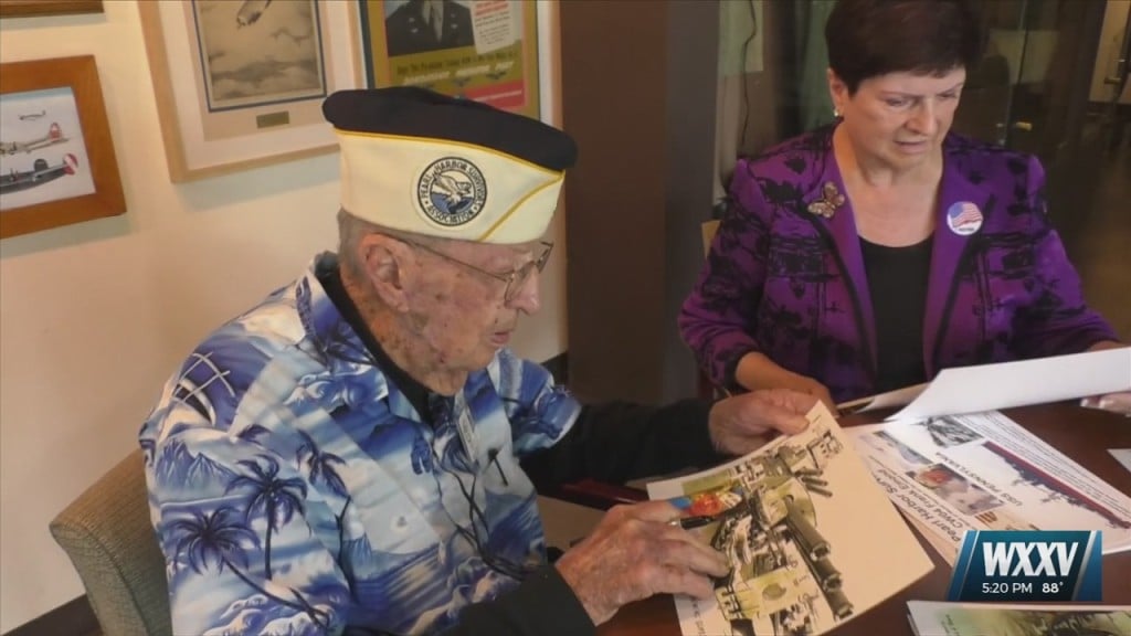 104 Year Old Pearl Harbor Survivor Speaks At The Ms Aviation Heritage Museum