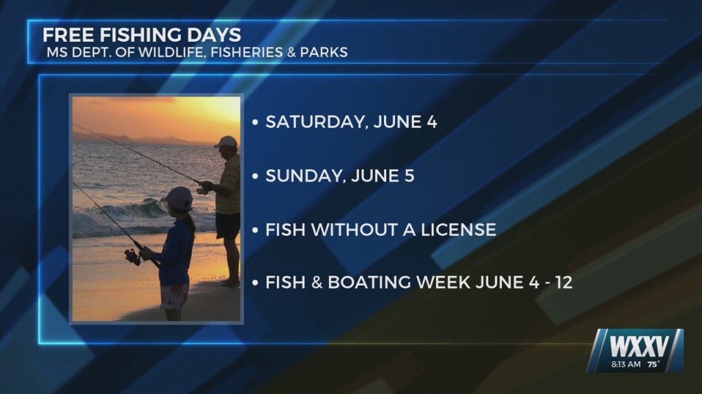 Free Fishing Days June 4th And June 5th