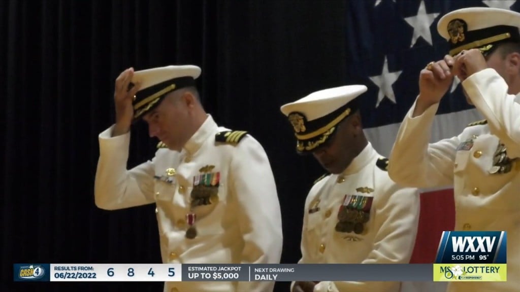 Change Of Command Ceremony At Naval Construction Training Center