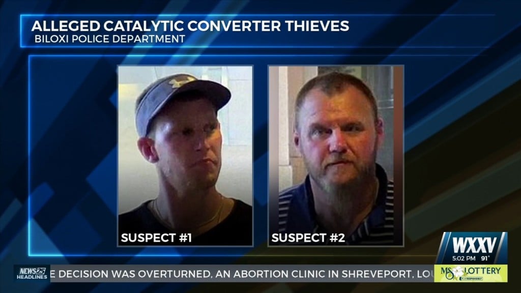 Biloxi Pd Needs Help Identifying Alleged Catalytic Converter Thieves