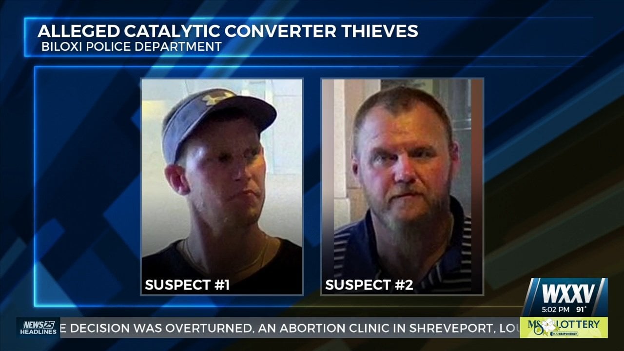 Biloxi PD needs help identifying alleged catalytic converter thieves ...