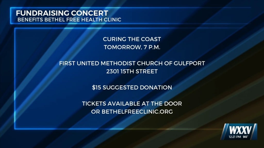 ‘curing The Coast’ Concert Benefiting Bethel Free Health Clinic