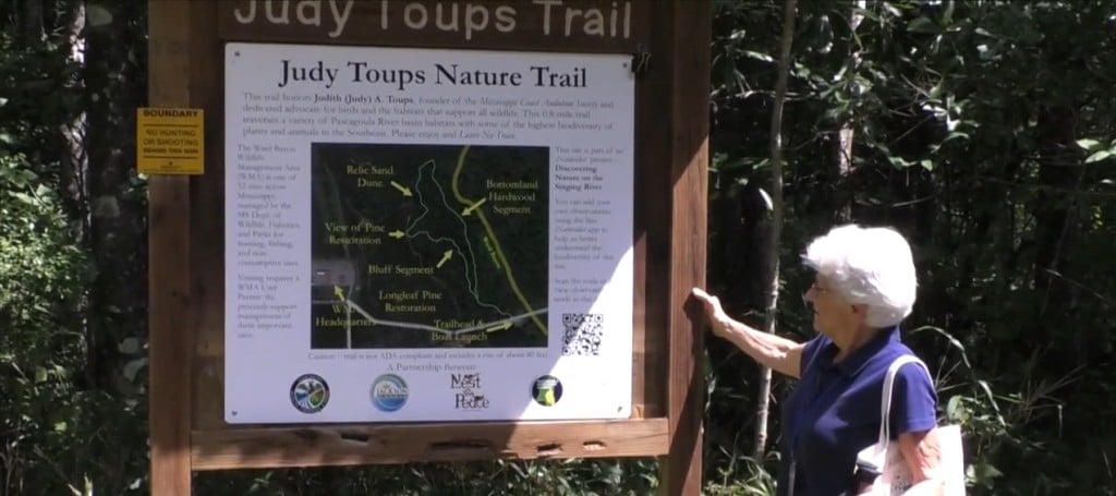 Rededicating The Judy Toups Trail In Vancleave 